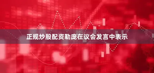 正规炒股配资勒庞在议会发言中表示
