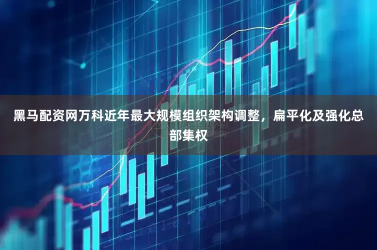 黑马配资网万科近年最大规模组织架构调整，扁平化及强化总部集权